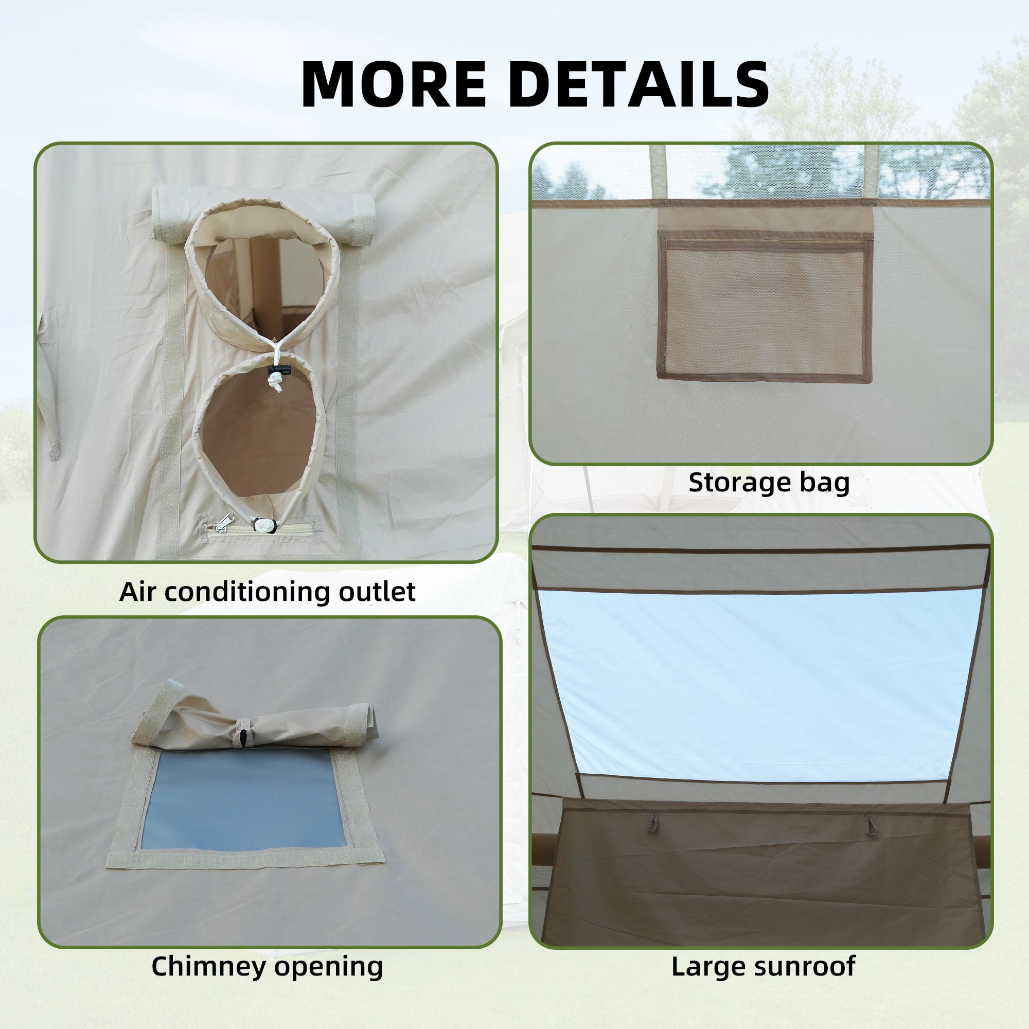 8㎡ Inflatable Camping Tent: Hand Pump, Easy Setup, 4-Season Waterproof Oxford, 4/6/8 Adults