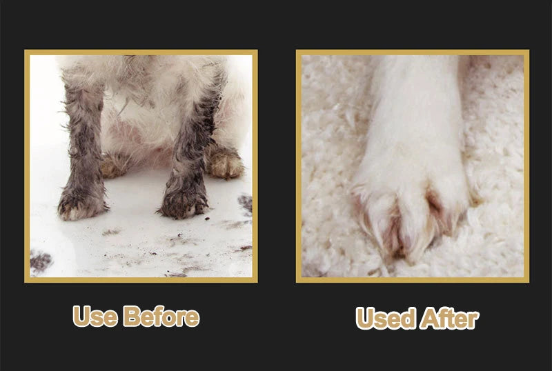 Automatic Electric Pet Foot Washer EU US Plug Feet Cleaning Cup Clean Tool Rechargeable Silicone Brush Paw Washer for Large Dogs