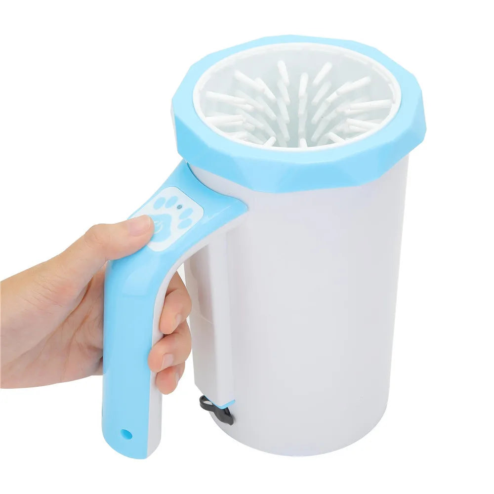 Automatic Electric Pet Foot Washer EU US Plug Feet Cleaning Cup Clean Tool Rechargeable Silicone Brush Paw Washer for Large Dogs