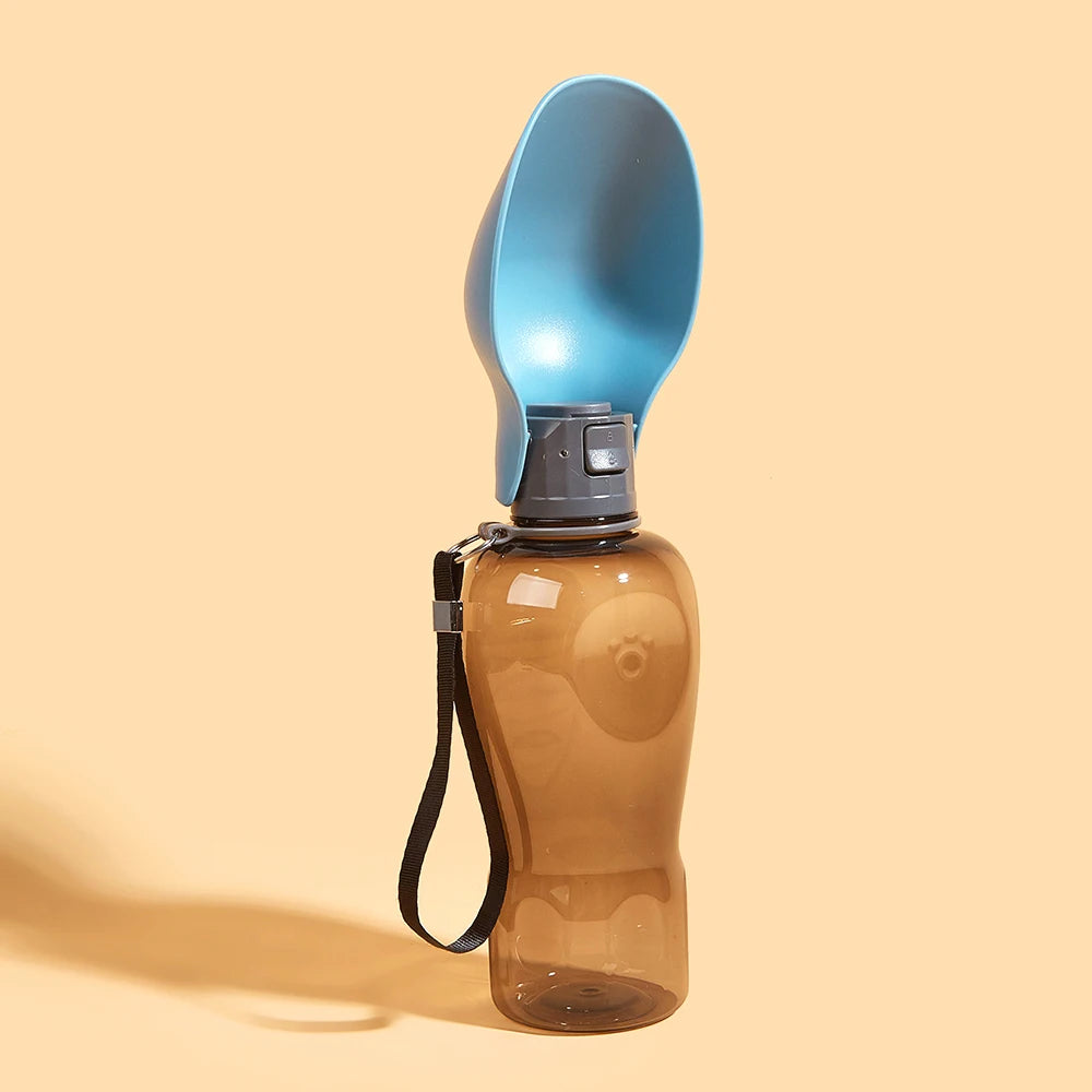 800ML Portable Dog Water Bottle For Small Medium Large Dogs Cats Foldable Puppy Outdoor Hiking Drinking Bowls Labardor Supplies