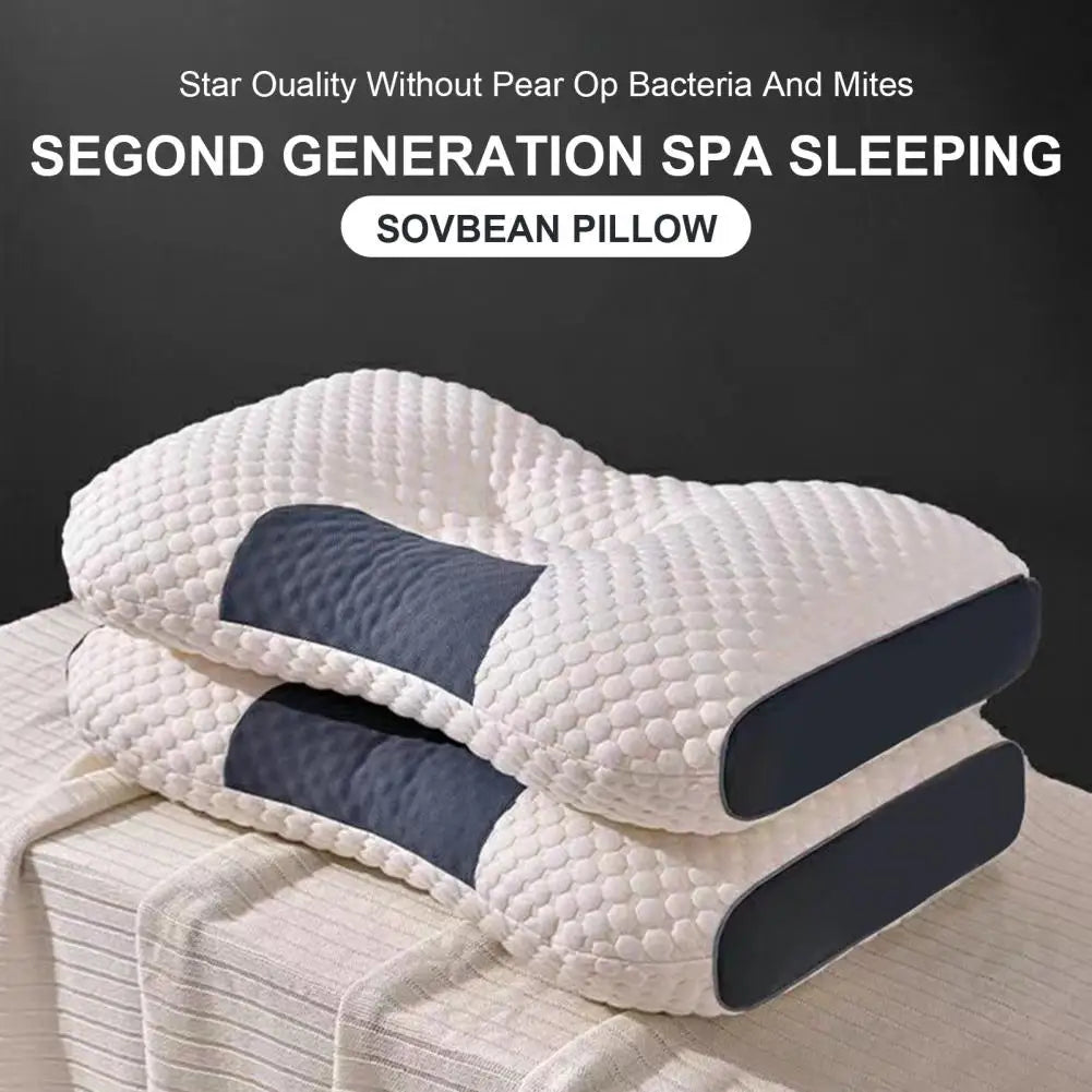 Massage Pillow Good Breathability High Resilience Fast Rebound 4 Partitions Ergonomic