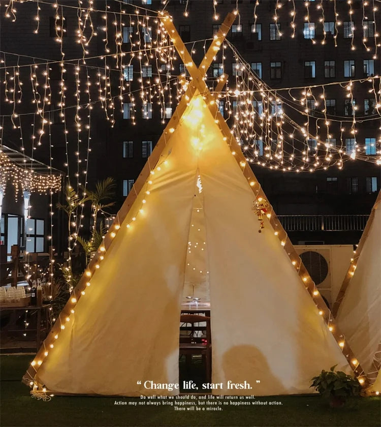 Outdoor Triangle Tent Starry Sky Rainproof Scenic Area Camping B & B