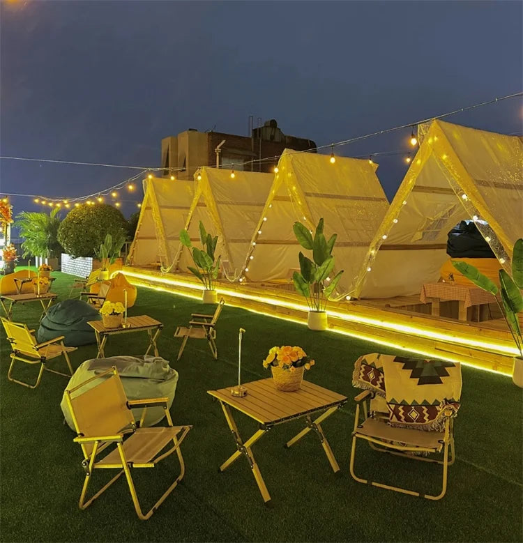 Outdoor Triangle Tent Starry Sky Rainproof Scenic Area Camping B & B