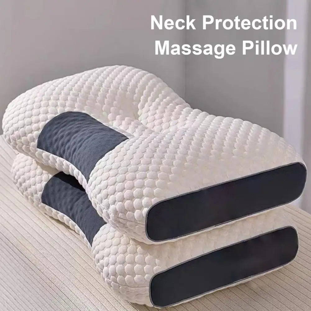 Massage Pillow Good Breathability High Resilience Fast Rebound 4 Partitions Ergonomic
