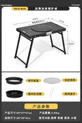 Black Modern Outdoor Table Bistro Firepit Garden Lounge Outdoor Table Portable Lawn Salon De Jardin Exterieure Patio Furniture
