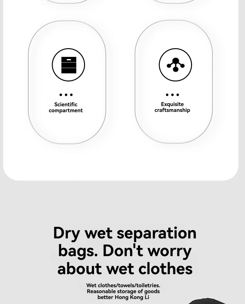 Vacuum sealed built-in air pump travel backpack, expandable travel backpack, equipped with vacuum system