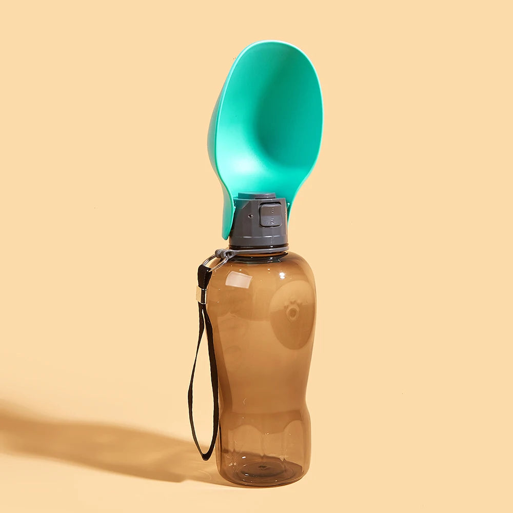 800ML Portable Dog Water Bottle For Small Medium Large Dogs Cats Foldable Puppy Outdoor Hiking Drinking Bowls Labardor Supplies