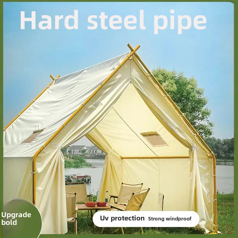 Hot Sale Outdoor Camping One Bedroom Use Waterproof Rainproof Canvas Dining Scenic Areas