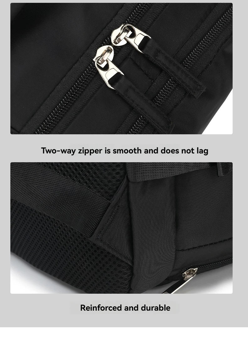 Vacuum sealed built-in air pump travel backpack, expandable travel backpack, equipped with vacuum system