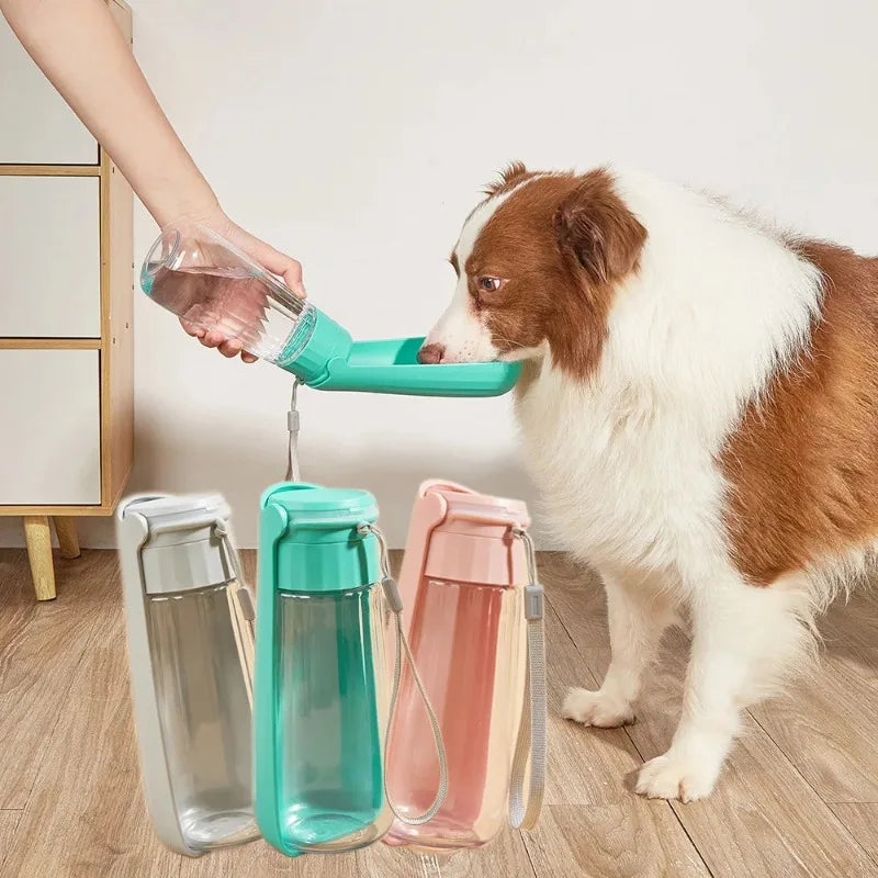 Portable Dog Water Bottle Dispenser for Small Large Dogs Foldable Puppy Outdoor Hiking Drinking Bowl French  Pet Accessories