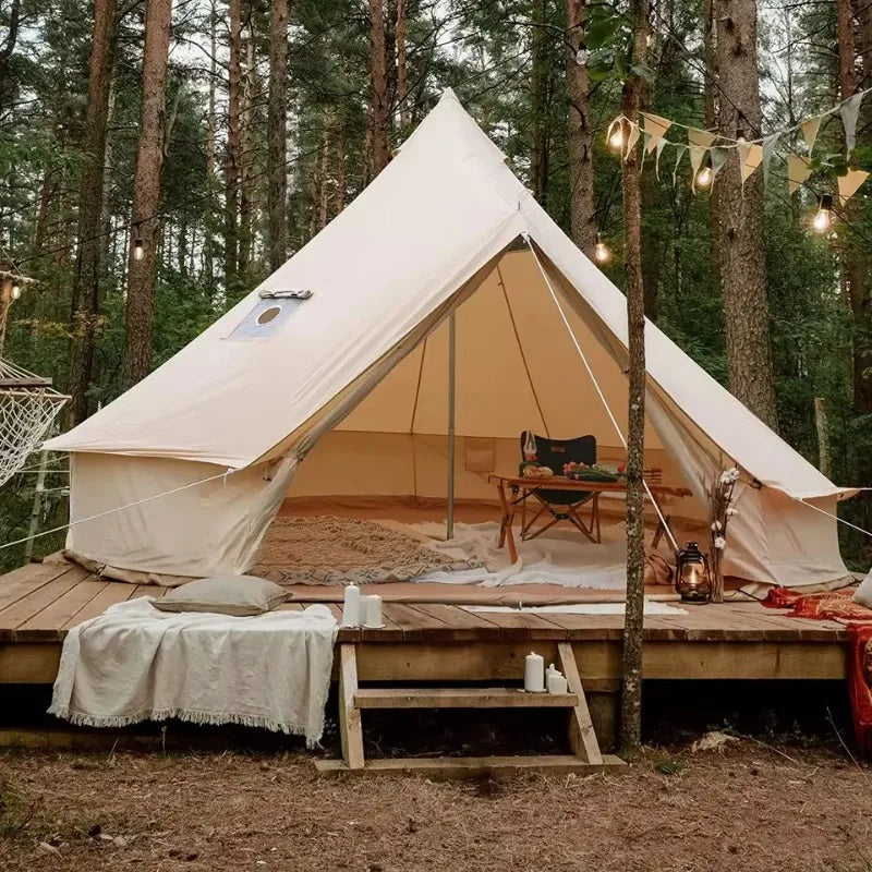 2026 Factory Cheap 3M Bell Yurt Camping Tent For Outdoor Travel