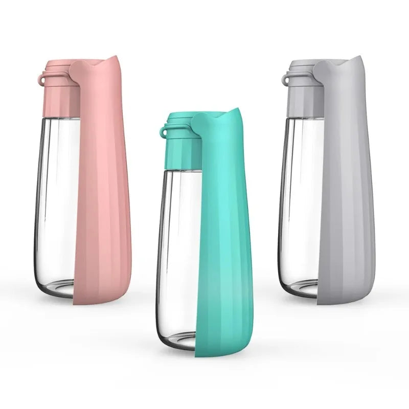 Portable Dog Water Bottle Dispenser for Small Large Dogs Foldable Puppy Outdoor Hiking Drinking Bowl French  Pet Accessories