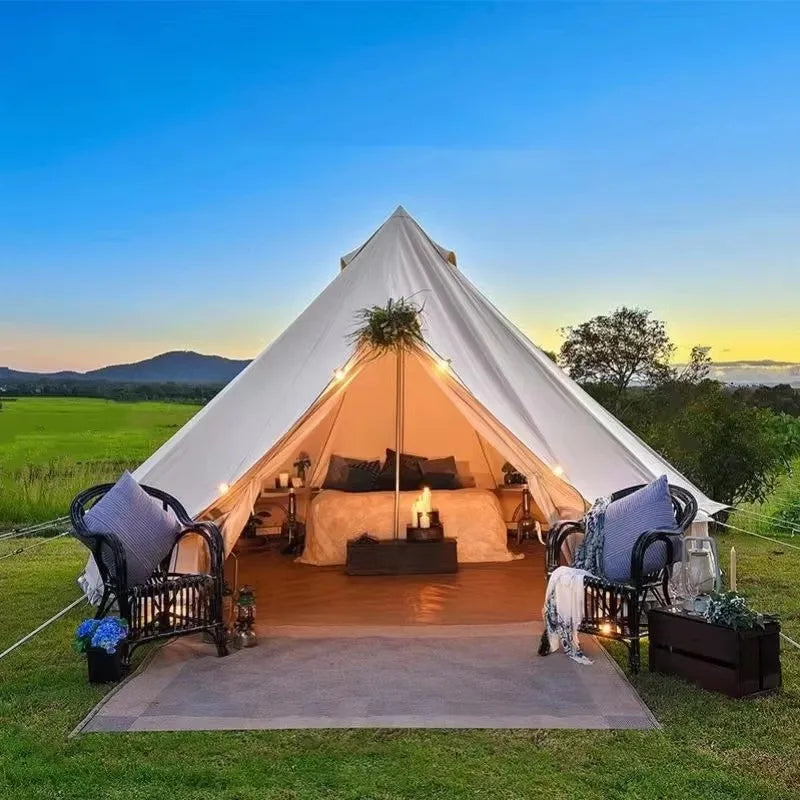2026 Factory Cheap 3M Bell Yurt Camping Tent For Outdoor Travel