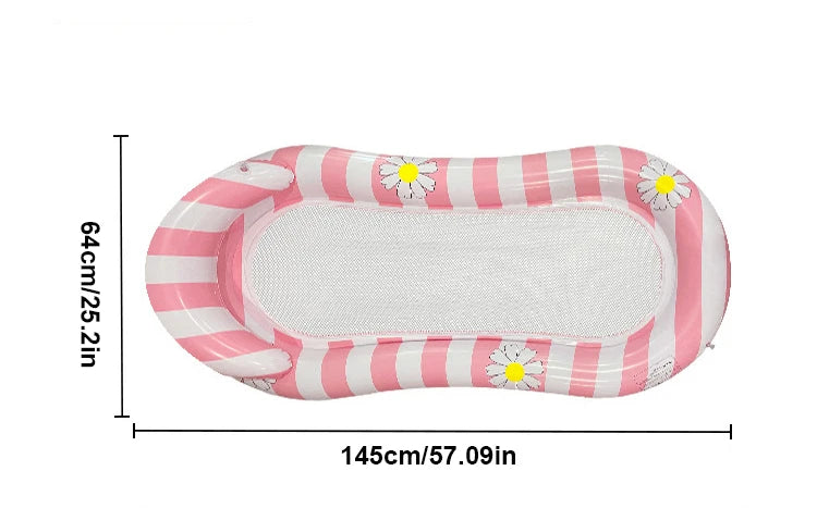 Inflatable Swim Mattress Water Hammock Adult Swim Tube Swim Accessory For Summer Water Sports Pool Float Air Mattress   ﻿ ﻿