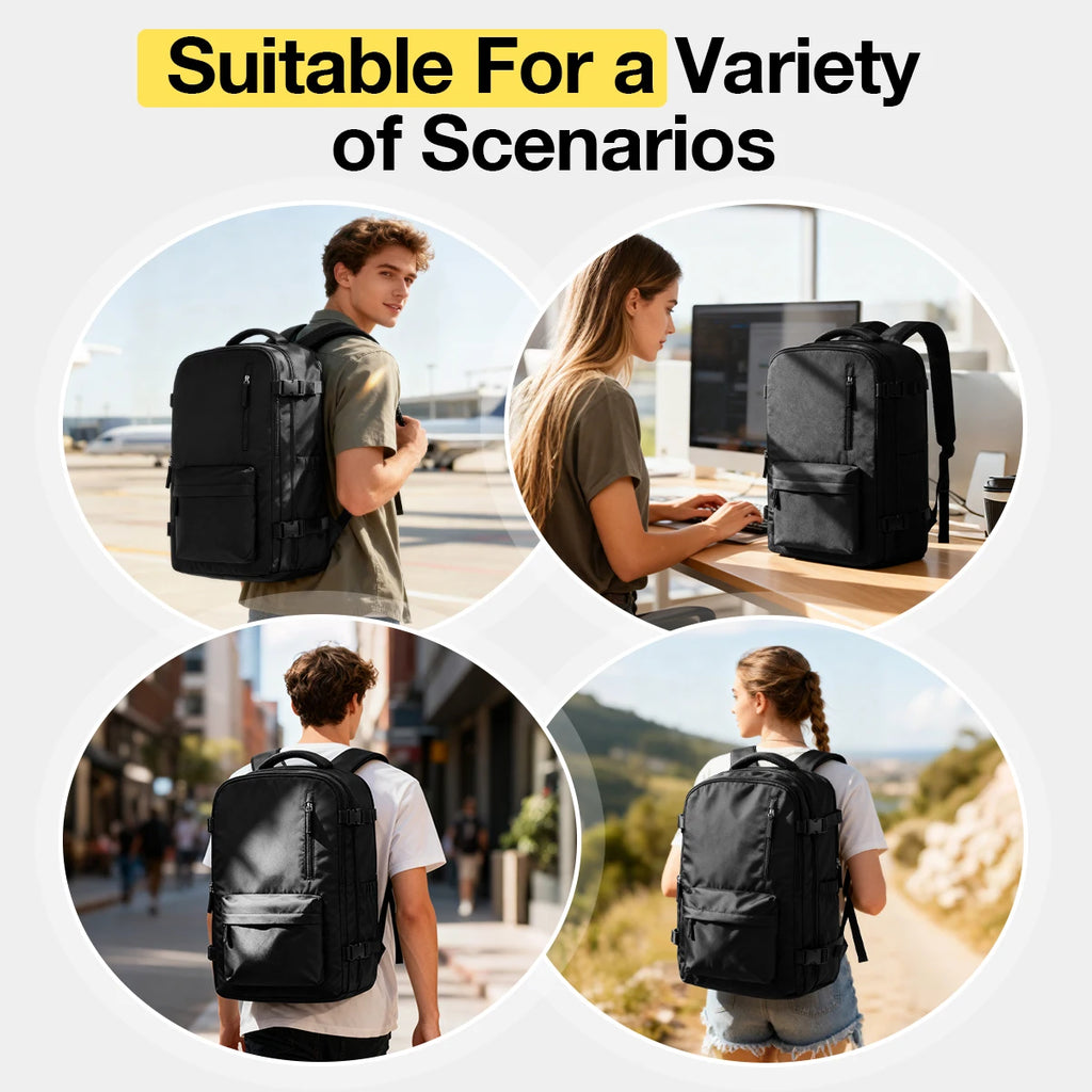 Vacuum Travel Backpack, Easyjet Cabin Bag 45x36x20, Hand Luggage Bag Laptop Women Men Backpack School Bag, Vacuum Storage Bags