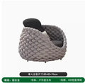 Nordic Fashion Courtyard Villa Garden Sofas Simplicity Leisurely Lazy Person's Garden Sofas Modern Outdoor Furniture Divano HBOS
