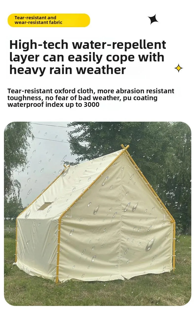 Hot Sale Outdoor Camping One Bedroom Use Waterproof Rainproof Canvas Dining Scenic Areas