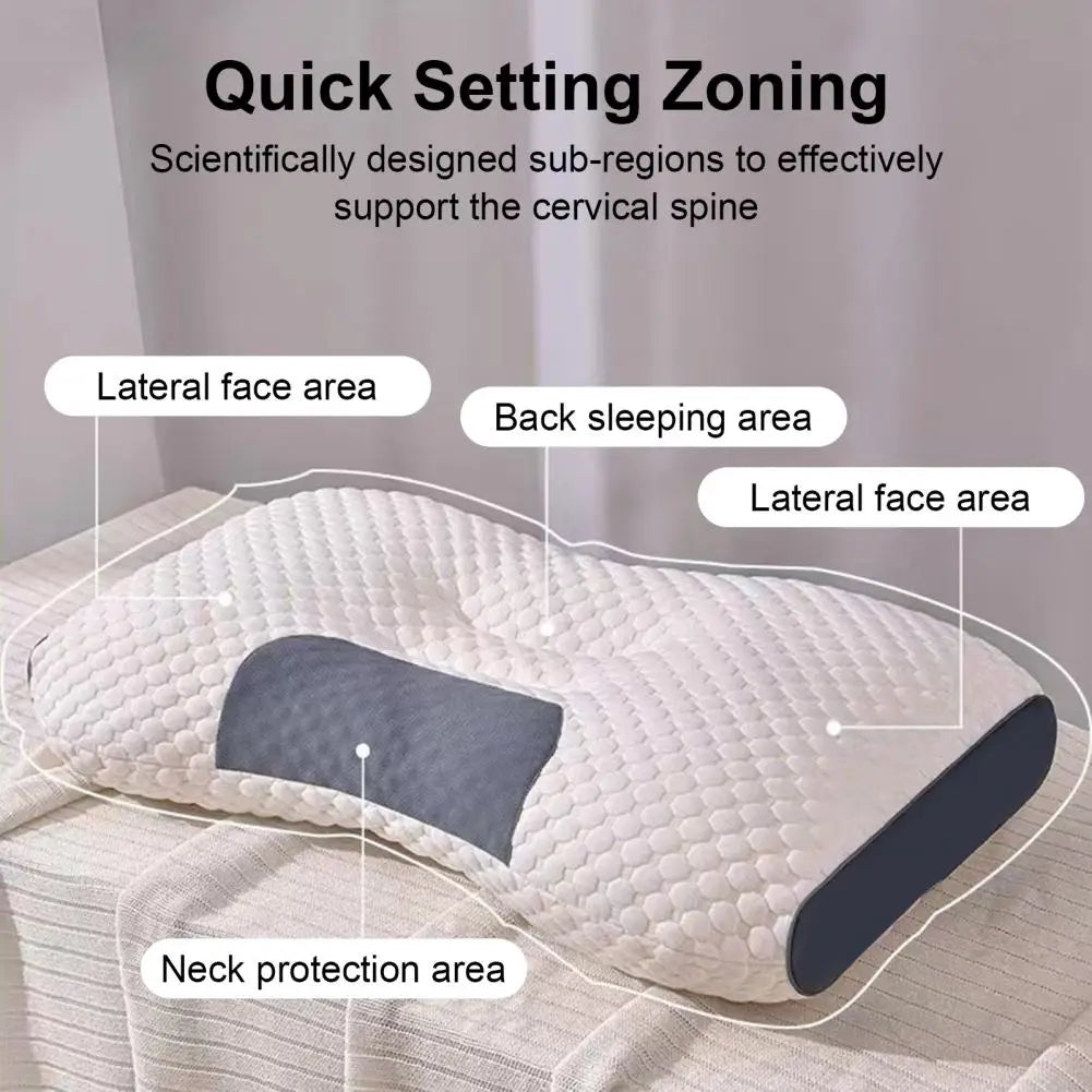 Massage Pillow Good Breathability High Resilience Fast Rebound 4 Partitions Ergonomic