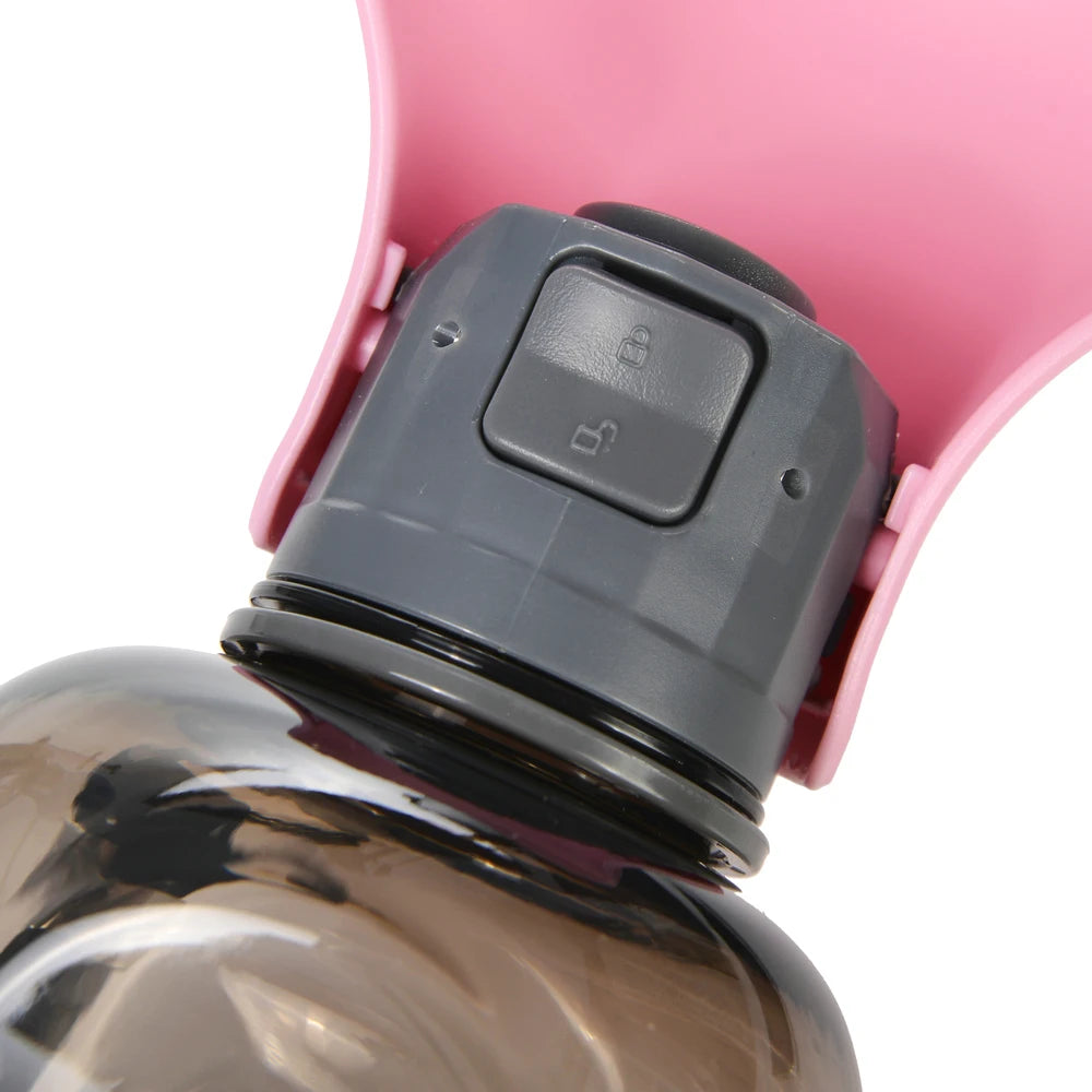 800ML Portable Dog Water Bottle For Small Medium Large Dogs Cats Foldable Puppy Outdoor Hiking Drinking Bowls Labardor Supplies
