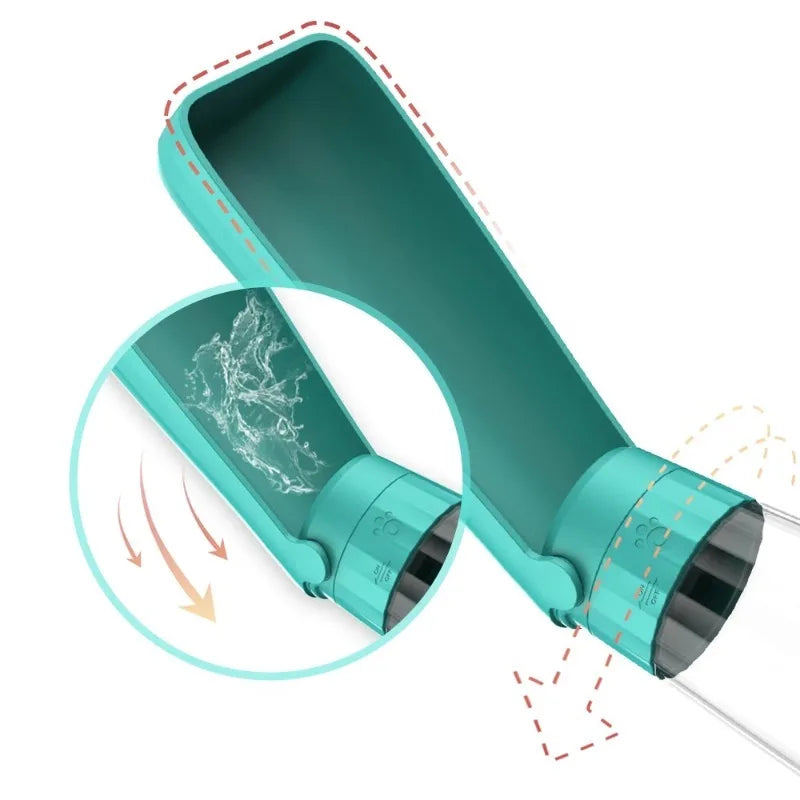 Portable Dog Water Bottle Dispenser for Small Large Dogs Foldable Puppy Outdoor Hiking Drinking Bowl French  Pet Accessories