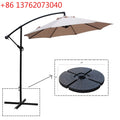 High Quality Steel Furniture Parasol Size Big Solar cantilever offset Banana Outdoor Hanging Patio Umbrella