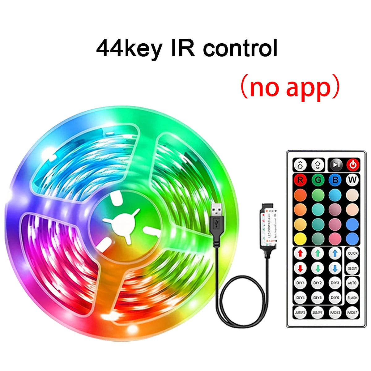 RGB Led Strip Lights Led Room Light with APP Control Flexible Ribbon