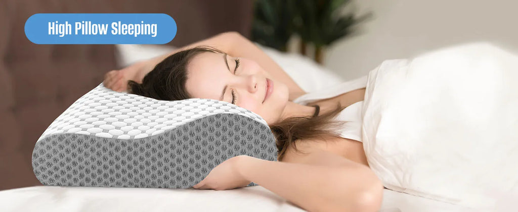 Cervical Pillow for Neck and Shoulder Pain Relief Contour Bed Pillow for Side, Back and Stomac Memory Foam Pillow for Sleeping