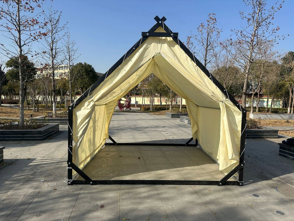 Hot Sale Outdoor Camping One Bedroom Use Waterproof Rainproof Canvas Dining Scenic Areas